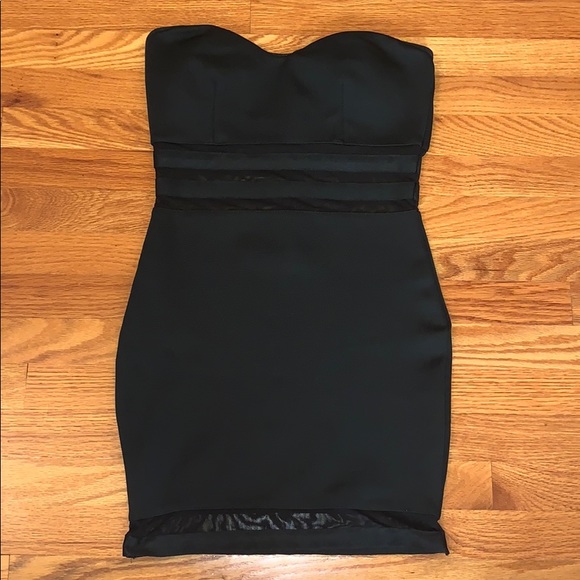 NWOT Wow Couture strapless dress - Picture 7 of 8